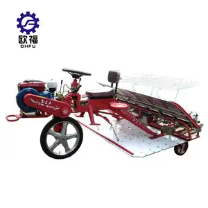 paddy transplanter machine 6 row walking behind rice transplanter seeder paddy rice transplanting machine