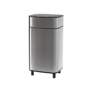 Stainless Steel Smart Trash Can Large Capacity <b>Sensor</b> Operated Kitchen Waste <b>Bin</b> With Lid Rectangular Design - Product Image 3