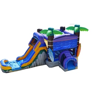 Thương mại đá cẩm thạch màu PVC <span class=keywords><strong>Inflatable</strong></span> <span class=keywords><strong>Bouncer</strong></span> bouncy nhảy lâu đài với trượt phụ kiện Combo cho bán - Product Image 1