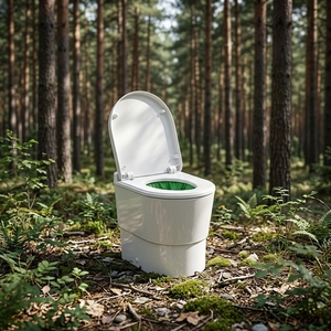Toilettes intelligentes de glamping commercial, toilettes sans eau, contrôle des odeurs, toilettes portables pour le camping - Product Image 2