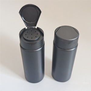 150ml Đen HDPE chai nhựa với nắp lật rỗng bột lỏng container cho mặt nạ Màn hình in ấn bề mặt lỗ - Product Image 2