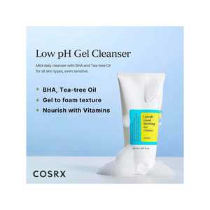 Nettoyant gel COSRX Low Ph Good Morning 150 ml pour peaux sensibles avec nettoyant moussant hydratant aux acides aminés - Product Image 3