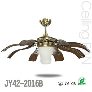 <span class=keywords><strong>Ventilateur</strong></span> de <span class=keywords><strong>plafond</strong></span> invisible à LED décorative avec pales dissimulées repliables - Product Image 1