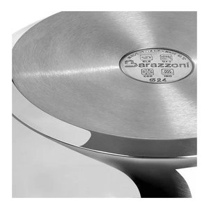 PASTAMANIA Pentola <span class=keywords><strong>per</strong></span> pasta in acciaio inox da 22 cm con inserto <span class=keywords><strong>per</strong></span> cottura a vapore e coperchio, compatibile con l'<span class=keywords><strong>induzione</strong></span>, lavabile in lavastoviglie - Product Image 4