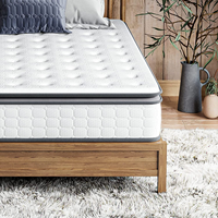 Matelas hybride orthopédique COSTFULL de haute qualité et durable, taille California King, 12 pouces, ressorts ensachés, écologique et respirant