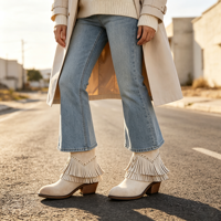 Nouvelles Bottines Décontractées Quotidiennes à Bout Rond pour Femme, Chaussures d'Hiver Noires Confortables à Talon Carré Épais