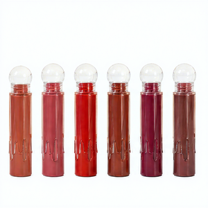 Natural Long Lasting Custom Logo Glitter Lip Plumper Gloss Transparent Orange Water <b>Light</b> <b>Mirror</b> for Daily <b>Makeup</b> Private Label - Product Image 1
