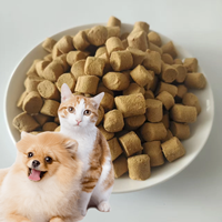 Nourriture pour animaux de compagnie purement protéinée, sans additifs supplémentaires, pour la croissance des animaux, viande crue lyophilisée