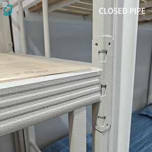 Oferta Especial: Cama Litera Doble Moderna con Escaleras para Dormitorio, Hotel, Escuela o Apartamento, Cama de Hierro para Estudiantes - Product Image 4