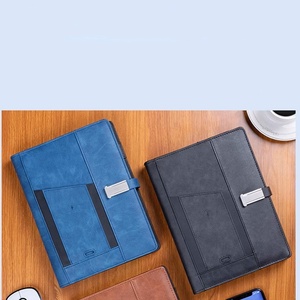 A5 innovativo Notebook da latte con Power Bank e caricabatterie Wireless 100 fogli con copertina rigida per cucire rilegatura <span class=keywords><strong>in</strong></span> pelle sintetica - Product Image 4