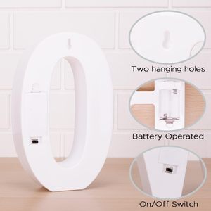 Led marquee số nhỏ pin-Powered ánh sáng-up 8.58 inch quảng cáo cho các bên và đêm sinh nhật ánh sáng ban đêm - Product Image 3