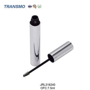 Tubes de mascara vides en aluminium, emballage personnalisé pour mascara, tube de colle à cils vide argenté de 7,5 ml avec brosse - Product Image 4
