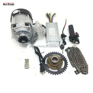 48V750W Scooter de movilidad eléctrica Go-Kart Kit de conversión de motor Triciclo Rickshaw Pedicab BLDC Kit de motor