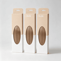 Boîte d'emballage personnalisée pour extensions de cheveux avec logo, boîte en carton mignonne pour extensions de cheveux avec crochets, boîte à accessoires capillaires bon marché