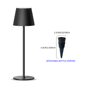 <span class=keywords><strong>Lampada</strong></span> da Tavolo Ricaricabile <span class=keywords><strong>Poldina</strong></span> Pro in Alluminio con Controllo Touch <span class=keywords><strong>Led</strong></span> per Ristorante - Product Image 3