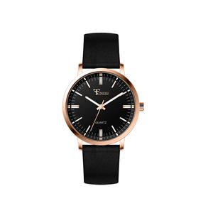 Montre pour homme Sovereign Minimal, Seiko Quartz Analogique, bracelet en cuir, style élégant, résistante à l'eau, pour les affaires, les fêtes, au quotidien - Product Image 1