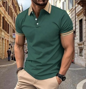 חולצת קיץ איכותית לגברים לשנת 2025, שרוולים קצרים, צווארון עם כפתורים, צבעונית, בסגנון ספורטיבי - Product Image 6