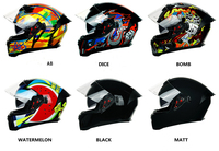 Casque de moto intégral ZoomLon en ABS avec double visière, universel toutes saisons, pour la course - Vente en gros usine