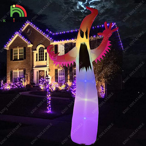 Fantasmi gonfiabili bianchi Halloween Cartoon all'ingrosso personalizzato Indoor Outdoor Yard Led Multicolor incandescente <span class=keywords><strong>Apparitions</strong></span> Decor - Product Image 2