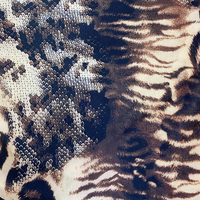 Tissu élastique imprimé léopard, quantité minimale de commande Polyester, Spandex Anti-transpiration, extensible dans les 4 sens