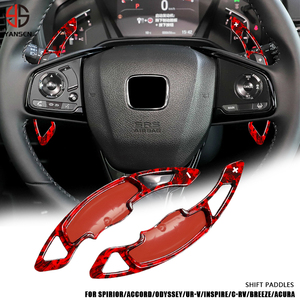 Pour Honda Civic FC FK Spirior Accord CRV <span class=keywords><strong>G5</strong></span> <span class=keywords><strong>Odyssey</strong></span> RC, palettes de changement de vitesse au volant en ABS, accessoires de modification intérieure automobile - Product Image 1