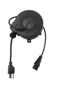 بكرة كابلات كهربائية صغيرة محمولة قابلة للطي تلقائيًا للتثبيت على الحائط DYH-1805، قابلة للتمدد مصنوعة من البولي بروبيلين والمعدن H05VV-F - Product Image 3