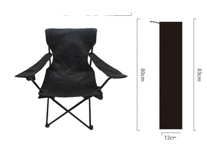 Portable <b>Folding</b> Custom Camping Chair Travel Lightweight Steel Frame Outdoor Park Picnic Chair - Product Image 6