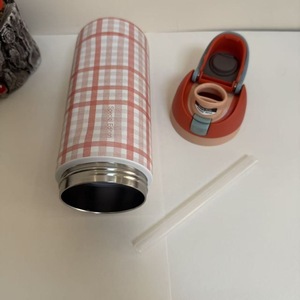 Gobelet à eau double paroi en acier inoxydable, petit gobelet de sport, tasse à boire portable pour étudiants - Product Image 3