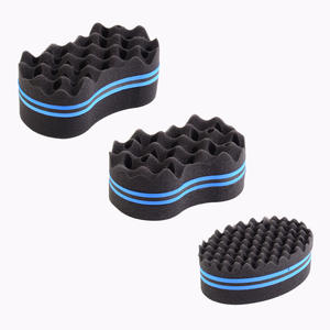 Dreads personnalisées pour hommes, serrures torsadées, <span class=keywords><strong>dreadlocks</strong></span>, brosse à boucles, éponge de coiffure à double vague, éponge magique torsadée pour cheveux - Product Image 6