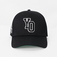 Gorra de Béisbol de Sarga de Algodón con Visera Curva, Letra Varsity Bordada en 3D en la Parte Delantera, Parche Bordado, Estilo Vintage Universitario, Gorra Snapback Urbana