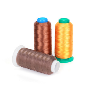 공장 가격 300D/6 레이온 나일론 자수 실 300D/4 4000 야드 술 폴리에스테 털실 콘 당 2650 미터 - Product Image 6