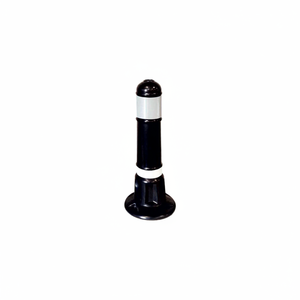 Bollard de sécurité routière noir PPC (50 x 9 cm) – Barrière de circulation automatique 12223 UB R SYH – Ileritraffic - Product Image 2