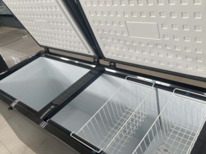 Congélateurs commerciaux et unités de réfrigération pour restaurants, congélateurs encastrables pour supermarchés, refroidissement par air -25°C, acier inoxydable - Product Image 2