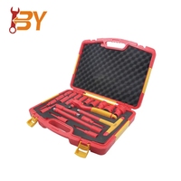 Kit d'outils électriques professionnels 21 pièces 1/2 pouce, ensemble d'outils d'électricien isolés VDE, jeu de tournevis à douilles