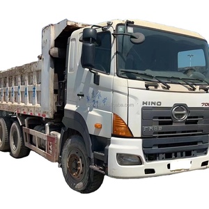 Camion à benne basculante Hinos 700 d'<span class=keywords><strong>occasion</strong></span> du Japon, 6*4, poids lourd, capacité de chargement de 35 tonnes, camion à benne basculante Hinos - Product Image 1