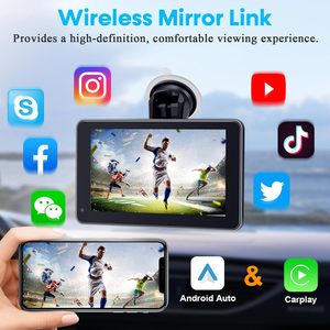 Xe di động màn hình Carplay:7 inch màn hình cảm ứng với <span class=keywords><strong>GPS</strong></span> <span class=keywords><strong>navigation</strong></span>, Android auto-không dây xe chơi, FM,Siri, gương liên kết - Product Image 3