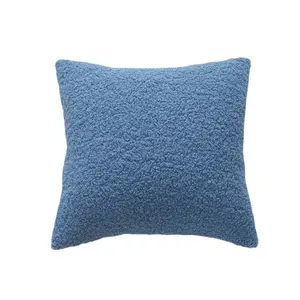 Новейший продукт однотонный осенний Пушистый Плюшевый чехол для подушки из искусственного меха декоративная наволочка для подушки наволочка для стула