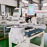 Grande machine à broder à 1 tête 1200x500mm Machine à broder numérique informatisée Dahao pour vêtements longs