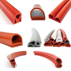 <span class=keywords><strong>Goma</strong></span> resistente al calor para <span class=keywords><strong>puerta</strong></span> de horno, <span class=keywords><strong>goma</strong></span> tipo E resistente a altas temperaturas, tira de sellado en forma de E - Product Image 3