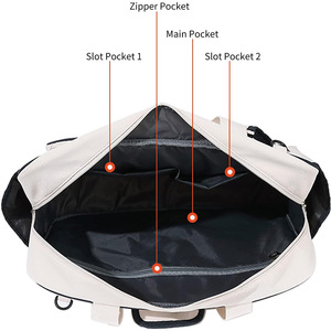 Bolsa de Lona Personalizada con Logotipo Deportivo, Ecológica, para Raquetas de Pickleball, Tenis y Pádel, Bolsa de Transporte de Lona para Viajes - Product Image 2