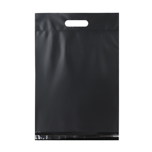 Busta <span class=keywords><strong>per</strong></span> Spedizioni con Manico Nero Riciclato e Logo Personalizzato Stampato, <span class=keywords><strong>per</strong></span> Spedizione di Vestiti, con Chiusura Robusta - Product Image 5