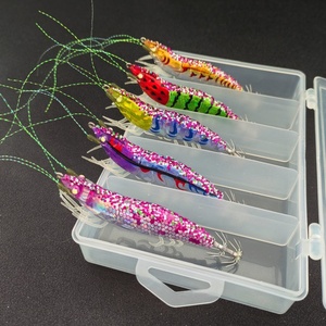 3.0 #   Señuelo de Calamar Luminoso de Silicona Suave con Patas, 10cm 12g, Cebo de Camarón que Brilla en la Oscuridad, <span class=keywords><strong>Egi</strong></span> con Anzuelo de Corona para Pesca Nocturna de Pulpo y Sepia - Product Image 4