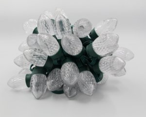 C9 LED giáng sinh ánh sáng ngoài trời ws2811 DC12V 50 đếm lễ hội đèn trang trí IP68 không thấm nước kỹ thuật số đầy đủ màu sắc dâu tây - Product Image 1