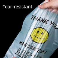 Sacs de transport pour t-shirts en PEHD de qualité alimentaire, imprimés sur mesure, avec poignées découpées, logo personnalisé, emballage pour supermarché, conditionnés en carton