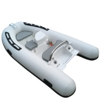 Goboat RIB300 Perahu Karet Tiup Aluminium, Lantai Tiup PVC 3M 10 Kaki untuk RIB300