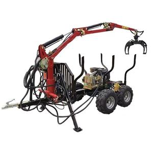 Tractor y grúa de troncos a gasolina, remolque de troncos ATV para uso doméstico <span class=keywords><strong>forestal</strong></span> y granja, nueva condición usada disponible - Product Image 1