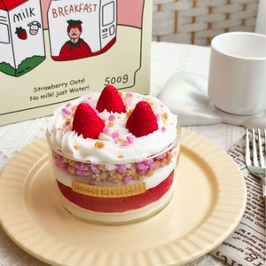 เทียนหอมรูปมูสคัพเค้ก ดีไซน์ผลไม้ ครีม ของตกแต่งบ้าน ของขวัญวันเกิด - Product Image 6