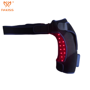 Coussin de massage pour les épaules PAKISS avec lumière rouge, vibration et chaleur, 5 modes de lumière rouge pour soulager la fatigue musculaire des épaules - Product Image 1
