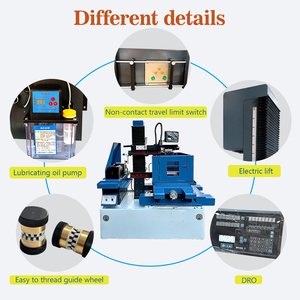Dk7745 Mini CNC EDM dây máy cắt tốc độ nhanh duy nhất wirecut với molypden dây 0.18 PLC động cơ bánh răng thành phần cốt lõi - Product Image 2