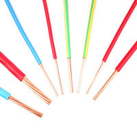 Cable Eléctrico Resistente al Fuego Directo de Fábrica, 1.5mm 2.5mm 4mm 10mm 25mm 50mm, Cables Eléctricos para Cableado Doméstico, PVC 450/750V THHN